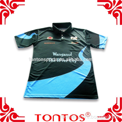 100% Polyester sublimation crew team shirt
